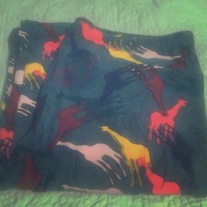 Lularoe tc giraffe leggings